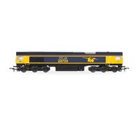 Hornby R30429 RailRoad Plus GBRf Class 66 Chinook 6672300 gauge, Blue/Yellow