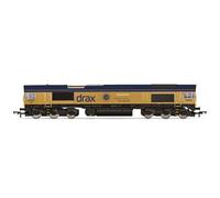 Hornby R30461 RailRoad GB Railfreight Class 66 Co-Co Drax 50th Anniversary Gold 66301 ‘Drax Power Station 50’ Railway Locos