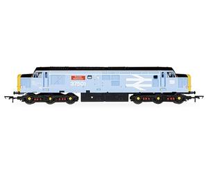 Hornby R30545TXS RailRoad Class 37 'Teesside Steelmaster' 37501, OO Gauge, 1:76 Scale, DCC Sound Fitted, British Steel Blue Livery Model Railway Locomotive