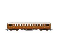 Hornby R40452 LNER Gresley Corridor Teak Coaches 1st Class 51668, Brown