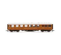 Hornby R40455 LNER Gresley Corridor Teak Coaches Buffet 21609, Brown
