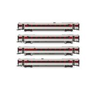 Hornby R40493 Class 801/2 LNER Azuma Railway 200 4 Car Coach Pack