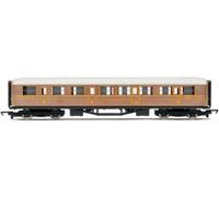 Hornby R4332 Railroad Teak 1st/3rd Class Coach LNER 22357