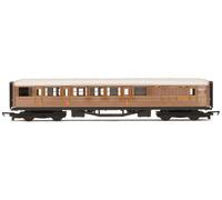 Hornby R4333 RailRoad LNER Brake Composite Coach Era 3 Rolling stock 00 Gauge