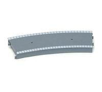 Hornby R462 OO Gauge Large Radius Curved Platform, Model Train Accessories for Adding Scenery, Dioramas, Woodland, Buildings and More to 00 Gauge Model Railway - 1:76 Scale, White