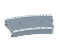 Hornby R463 OO Gauge Small Radius Curved Platform, Model Train Accessories for Adding Scenery, Dioramas, Woodland, Buildings and More to 00 Gauge Model Railway - 1:76 Scale