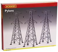 Hornby R530 Pylons for Model Railway OO Gauge, Model Train Accessories for Adding Scenery, Dioramas, Woodland, Buildings and More, Model Making Kits - 1:76 Scale Model Accessory