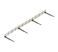 Hornby R537 OO Gauge Lineside Fencing, Model Train Accessories for Adding Scenery, Dioramas, Woodland, Buildings and More to 00 Gauge Model Railway - 1:76 Scale, Brown