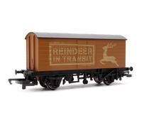 Hornby Wagons - R60053 Santa's Reindeer Wagon - Train Toy, 00 Gauge Wagons & Freight for Train Set, Models for Adults - 1:76 Scale Model Gift, Red