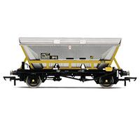 Hornby R60066 Coal Sector Yellow HFA Hopper Wagon, Silver