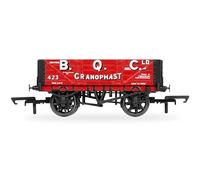 Hornby R60295 BQC 4 Plank Wagon No423, Red