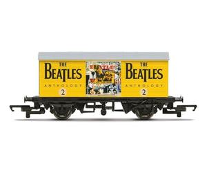 Hornby - R60313 The Beatles Anthology 2 Wagon, Yellow | Train Toy Accessory, 00 Gauge Carriage for Train Set, Rolling Stock for Adults, 1:76 Scale