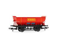 Hornby R60327 2026 Hopper Wagon, Red, OO Gauge, Limited Edition, Model Railway Rolling Stock, 14 Years +