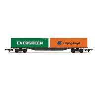 Hornby R60360 RailRoad BR FFA Container Wagon w/Two 30 Containers
