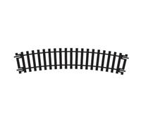Hornby R604 OO Gauge 1st Radius Curve Track - Extra Track Pieces for Model Railway Sets, Model Train Track Pieces - Scale 1:76