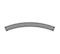 Hornby R605 OO Gauge 1st Radius Double Curve Track - Extra Track Pieces for Model Railway Sets, Model Train Track Pieces - Scale 1:76 Pieces - Scale 1:76