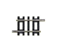 Hornby R610 OO Gauge Quarter Straight Track - Extra Track Pieces for Model Railway Sets, Model Train Track Pieces - Scale 1:76