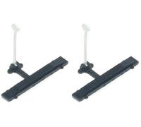 Hornby R617 Uncoupling Ramp - Spare Parts and Train Accessories OO Gauge Model Railway Sets, Cleaning Tools - Scale 1:76, Black (Pack of 2)
