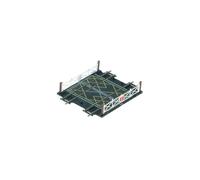 Hornby R636 00 Gauge Level Crossing Double Track - hornby double level r636 crossing track gauge 00