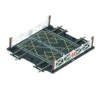 Hornby R636 Double Track Level Crossing Nikel Silver - OO Gauge
