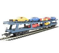 Hornby R6423 RailRoad Car Transporter 00 Gauge | Era 7 Train Toy, 00 Gauge Wagons & Freight for Train Set, Models for Adults, 1:76 Scale Model Gift