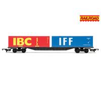Hornby R6425 RailRoad BR, FFA Container Wagon, with two 30' containers - Era 7
