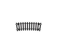 Hornby R643 OO Gauge 2nd Radius Half Curve Track - Extra Track Pieces for Model Railway Sets, Model Train Track Pieces - Scale 1:76