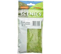 Hornby R7177 Static Grass - Spring Meadow, 2.5mm for Model Railway OO Gauge, Model Train Accessories for Adding Scenery, Dioramas, Woodland, Buildings and More, Model Making Kits - 1:76 Scale