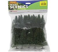 Hornby R7199 Hobby' Fir Trees for Model Railway OO Gauge, Model Train Accessories for Adding Scenery, Dioramas, Woodland, Buildings and More, Model Making Kits - 1:76 Scale Model Accessory