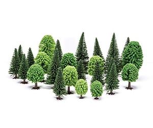 Hornby R7201 Hobby' Mixed (Deciduous and Fir) Trees Model Railway OO Gauge Track Mat, Model Train Accessories for Adding Scenery, Dioramas, Woodland, Buildings and More, Model Making Kits - 1:76 Scale