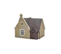 Hornby R7265 OO Gauge Alms House - Model Railway Accessories, Miniature Diorama Scenery Train Sets - Lifelike Building Models - Scale 1:76
