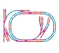 HORNBY R7276 Layouts Made Easy Medium Sized Oval Layout Complete Track