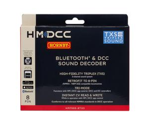 Hornby R7336 HM7000-8TXS: Bluetooth? & DCC Sound Decoder (8-pin) - Hornby Accessories for 00 Gauge Track & Train Sets - Compatible with Select Hornby