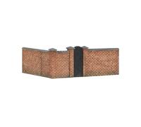 Hornby R7355 – OO Gauge Model Railway Accessory: Victorian Terrace Garden Wall (Front/Right) 1:76