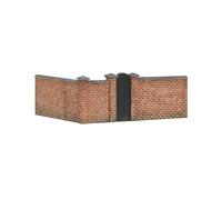 Hornby R7355 – OO Gauge Model Railway Accessory: Victorian Terrace Garden Wall (Front/Right) 1:76