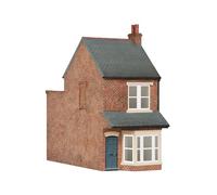 Hornby R7357 OO Gauge Left Hand 2 Up/2 Down Terraced House - Model Railway Accessories, Miniature Diorama Scenery for Hornby Train Sets - Lifelike Train Terraced House Model - Scale 1:76