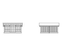 Hornby Model Railway Accessory R7364 - OO Gauge South Eastern Railway Platform Shelter, Scale 1:76