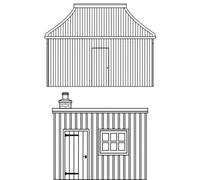 Hornby R7369 GWR Lamp Room and Private Office Pack - Model Railway Accessories, Miniature Diorama Scenery for Hornby Train Sets - Lifelike Train Building Model - Scale 1:76
