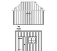 Hornby R7369 GWR Lamp Room and Private Office Pack - Model Railway Accessories, Miniature Diorama Scenery for Hornby Train Sets - Lifelike Train Building Model - Scale 1:76