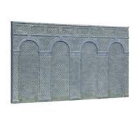 Hornby R7373 High Level Arched Retaining Walls x 2 Engineers Blue Brick Lineside