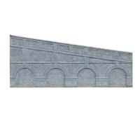 Hornby R7387 Skaledale Mid Stepped Arched Retaining Walls (Pk2) Engineers Blue B
