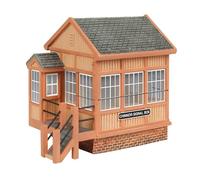 Hornby Signal Box R7393 Chinnor - OO Gauge, Extra Track Pieces, Scale 1:76, Black