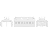 Hornby R7394 GWR Dunster Engine Shed Acessories - Lineside Signals and Buildings for Model Railway Sets