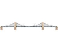 Brand New Boxed R8008 Hornby 00 Gauge Grand Suspension Bridge Model Kit.