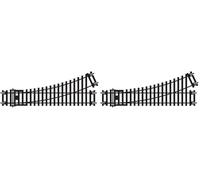 Hornby R8072 OO Gauge Left Hand Point Track - Extra Track Pieces for Model Railway Sets, Model Train Track Pieces - Scale 1:76 (Pack of 2)