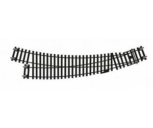 Hornby R8075 OO Gauge Right Hand Curved Point Track - Extra Track Pieces for Model Railway Sets, Model Train Track Pieces - Scale 1:76, Grey