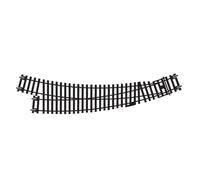 Hornby R8075 OO Gauge Right Hand Curved Point Track - Extra Track Pieces for Model Railway Sets, Model Train Track Pieces - Scale 1:76, Grey