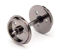 Hornby R8097 12.6mm Disc Wheels - 3 hole - Spare Parts and Train Accessories for Hornby OO Gauge Model Railway Sets, Coupling and Modelling Tools - Disc Wheels (Pack of 10), Scale 1:76