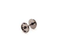 Hornby R8097 12.6mm Disc Wheels - 3 hole - Spare Parts and Train Accessories for Hornby OO Gauge Model Railway Sets, Coupling and Modelling Tools - Disc Wheels (Pack of 10), Scale 1:76