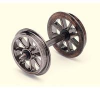 Hornby R8098 00 Gauge Spoked Wheel/ Axles 10 Sets Freight Rolling Stock Rolling Stock Wheels, 12.5 mm